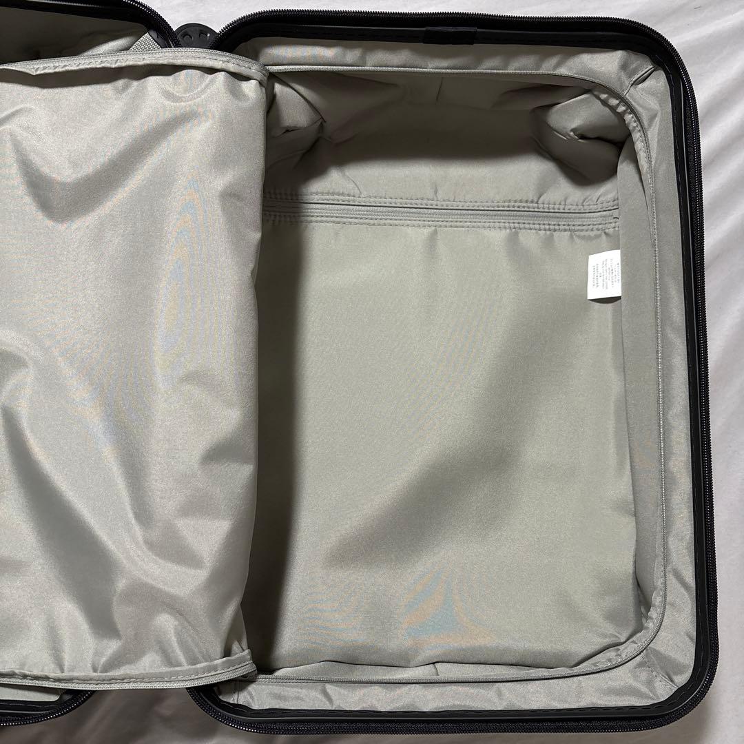 MUJI 無印良品 バーを自由に調節できる ハードキャリーケース 36L 白