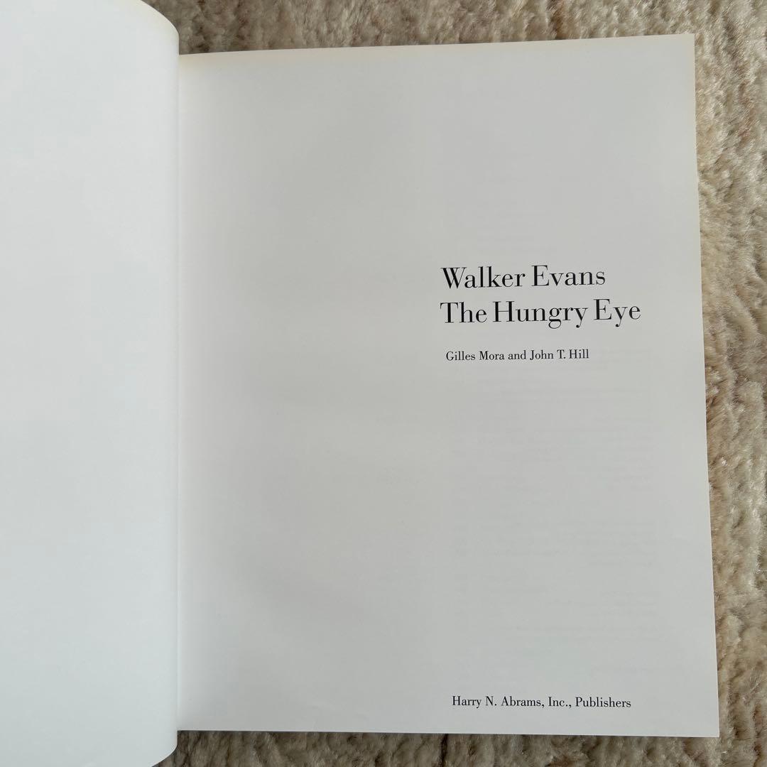 アート・デザイン・音楽 Walker Evans The Hungry Eye