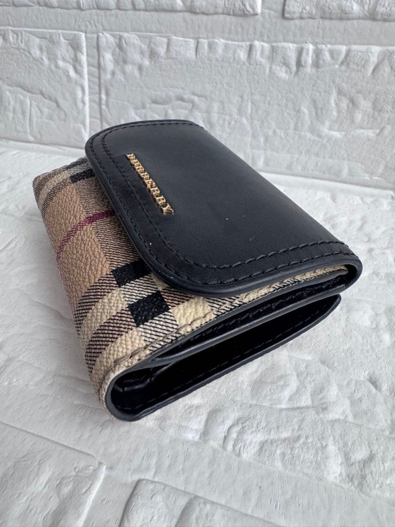 BURBERRY 2つ折り財布 チェック コンパクト財布 バーバリー