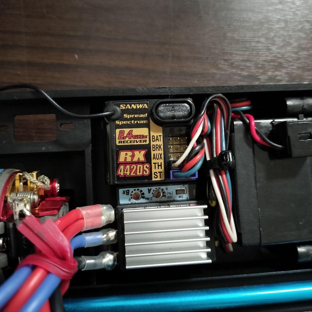 タミヤ TT01 シャーシ、サンワ MX-3G プロポ セット