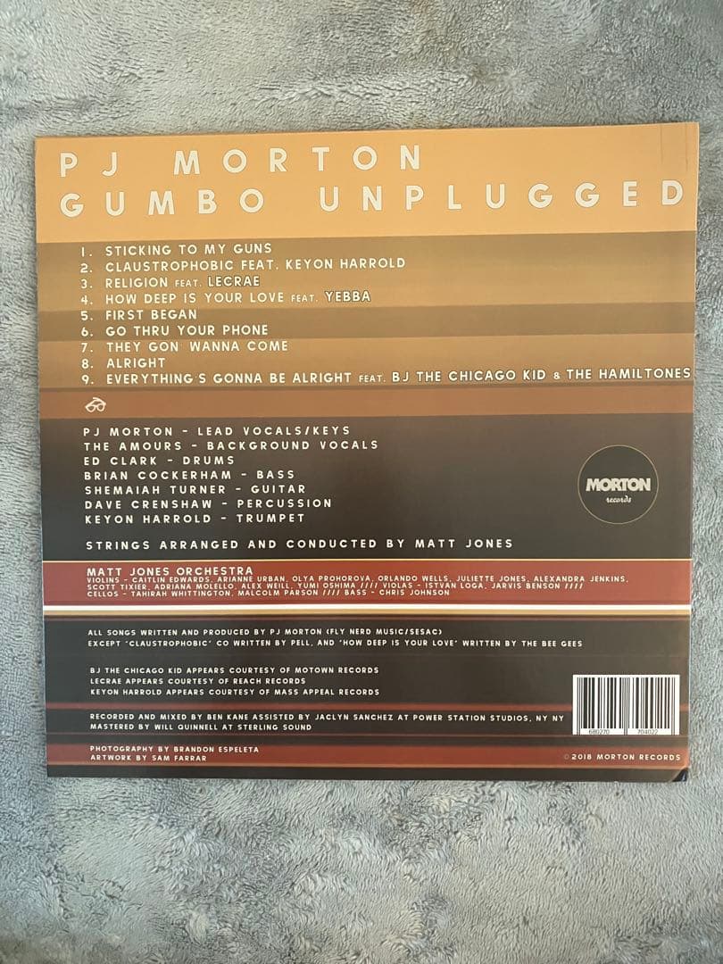 PJ MORTON Gumbo Unplugged アンプラグド　レコード