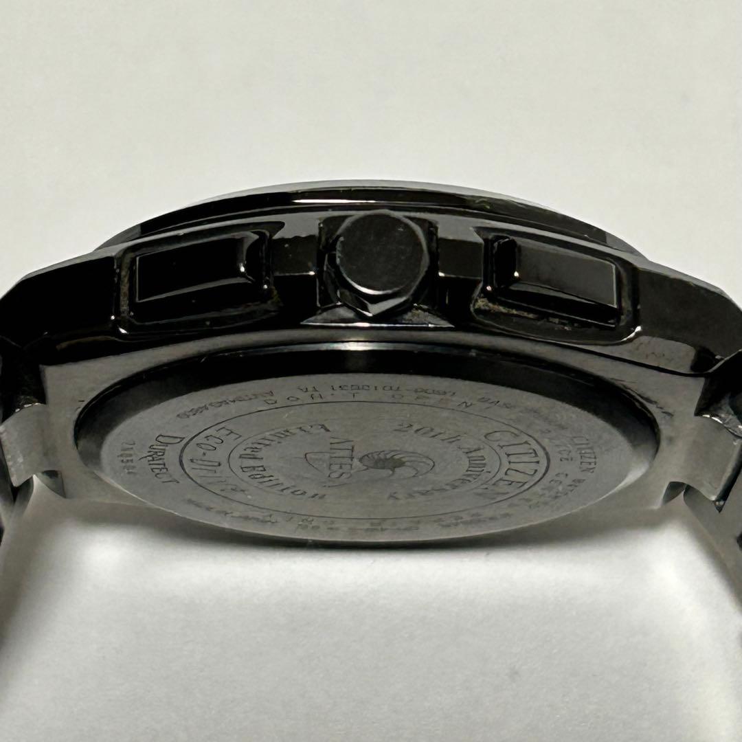 稼働 シチズン アテッサ エコドライブ チタン 20周年限定 ジェットセッター