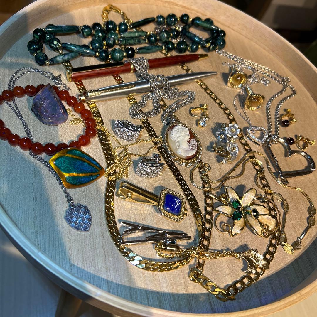 A*B様 再【大量まとめ売り】刻印有　多彩なアクセサリー貴金属　PENなど