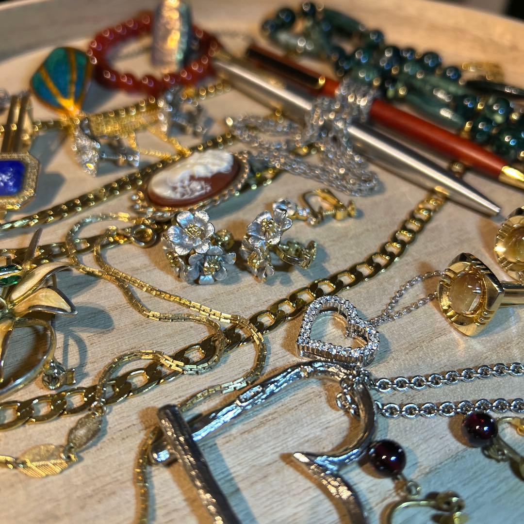 A*B様 再【大量まとめ売り】刻印有　多彩なアクセサリー貴金属　PENなど