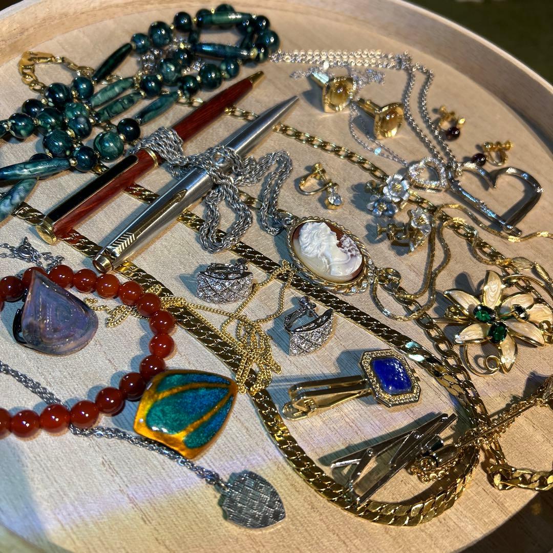 A*B様 再【大量まとめ売り】刻印有　多彩なアクセサリー貴金属　PENなど