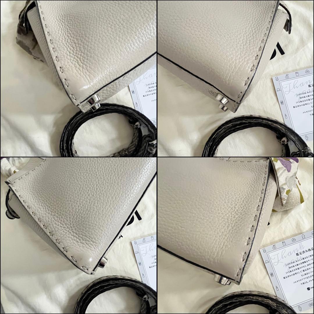 ⚪︎FENDI⚪︎ フェンディ ピーカブー ミニ セレリア パイソン 2way