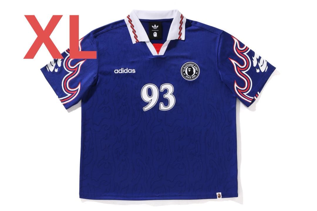 トップス BAPE ADIDAS FLAME JERSEY