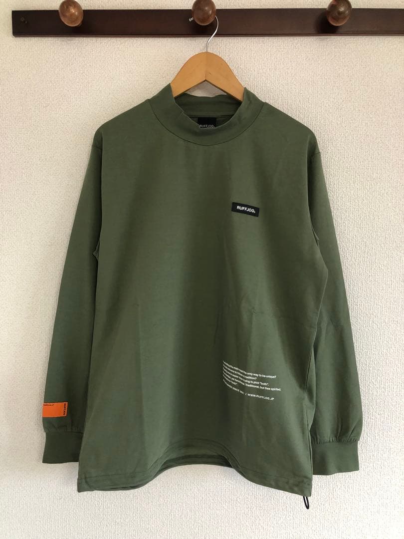 RUFFLOG MOCK NECK KHAKI ラフロッグ　サイズXL