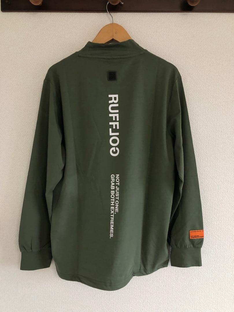 RUFFLOG MOCK NECK KHAKI ラフロッグ　サイズXL