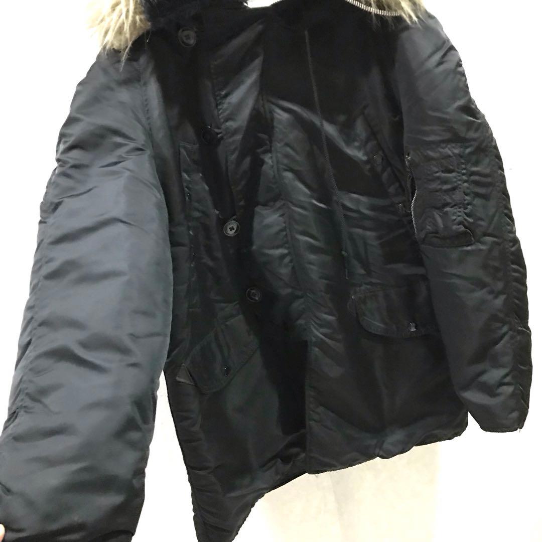 90s USA製 ALPHA N-3B フライトジャケット ヴィンテージ 美品M