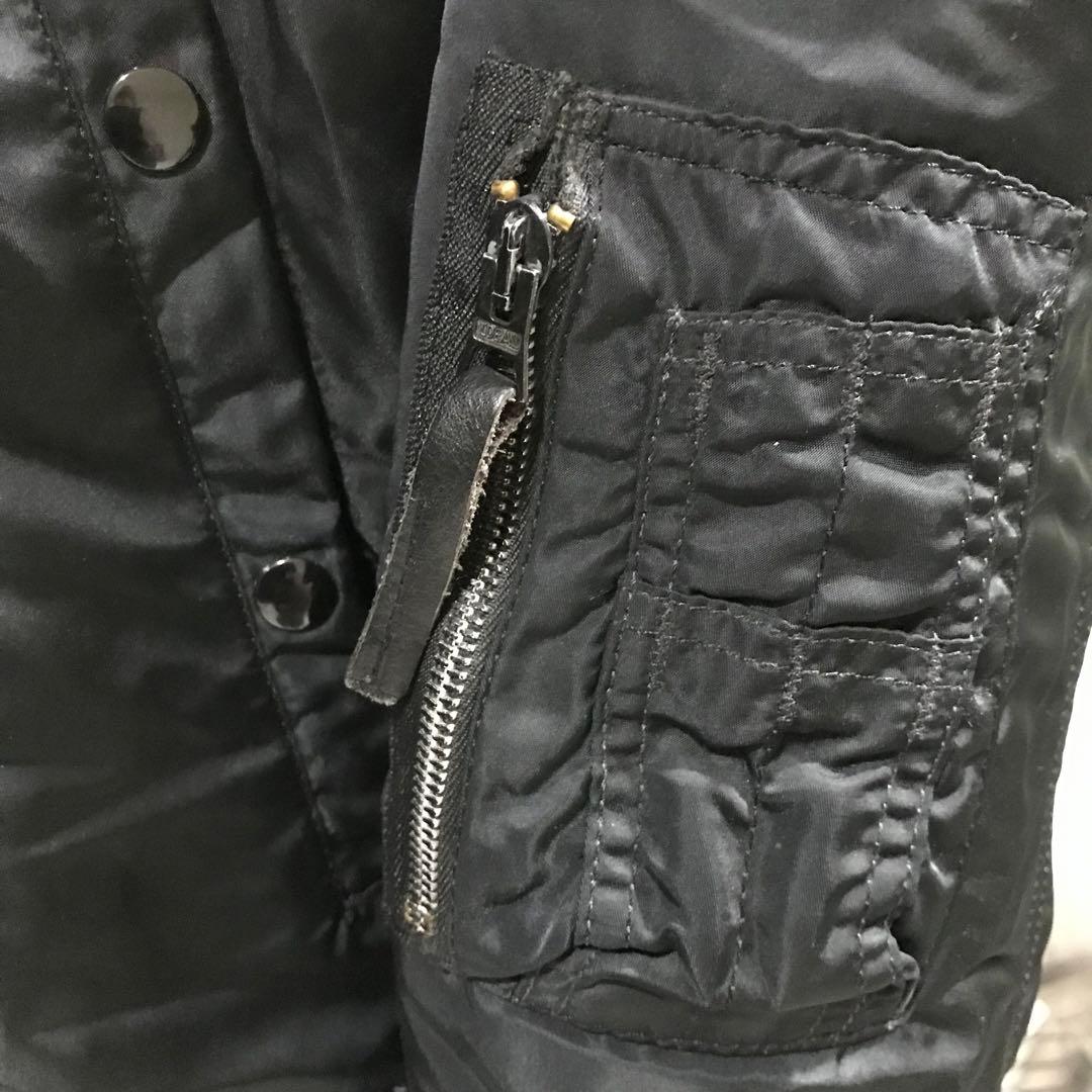 90s USA製 ALPHA N-3B フライトジャケット ヴィンテージ 美品M