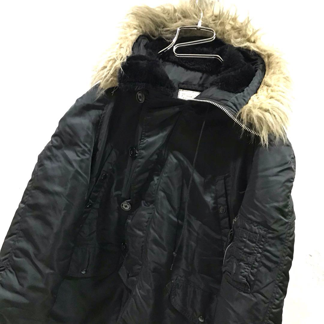 90s USA製 ALPHA N-3B フライトジャケット ヴィンテージ 美品M