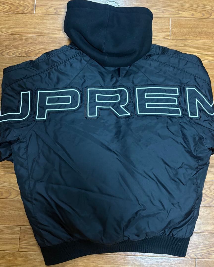 Supreme 24SS Hooded StadiumJacket ブラック M