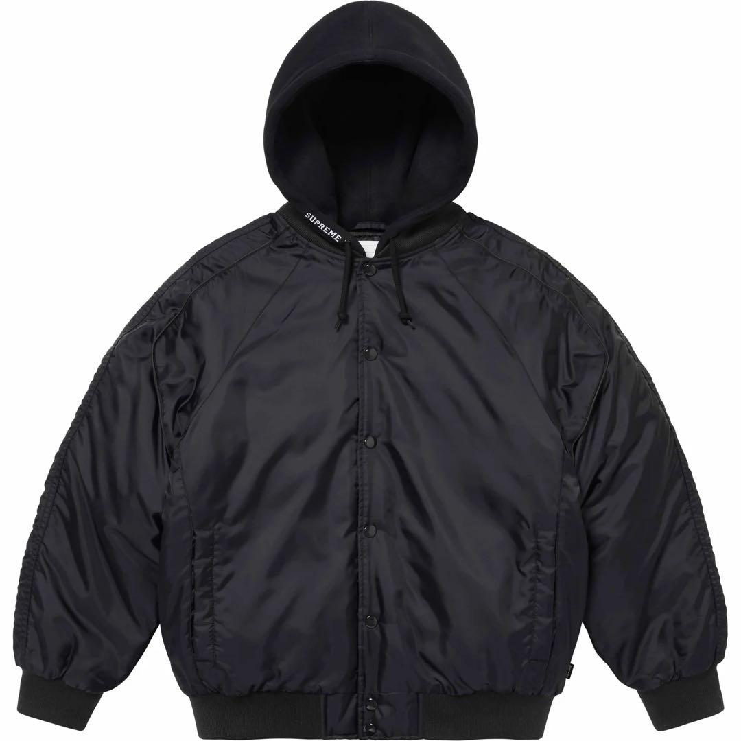 Supreme 24SS Hooded StadiumJacket ブラック M
