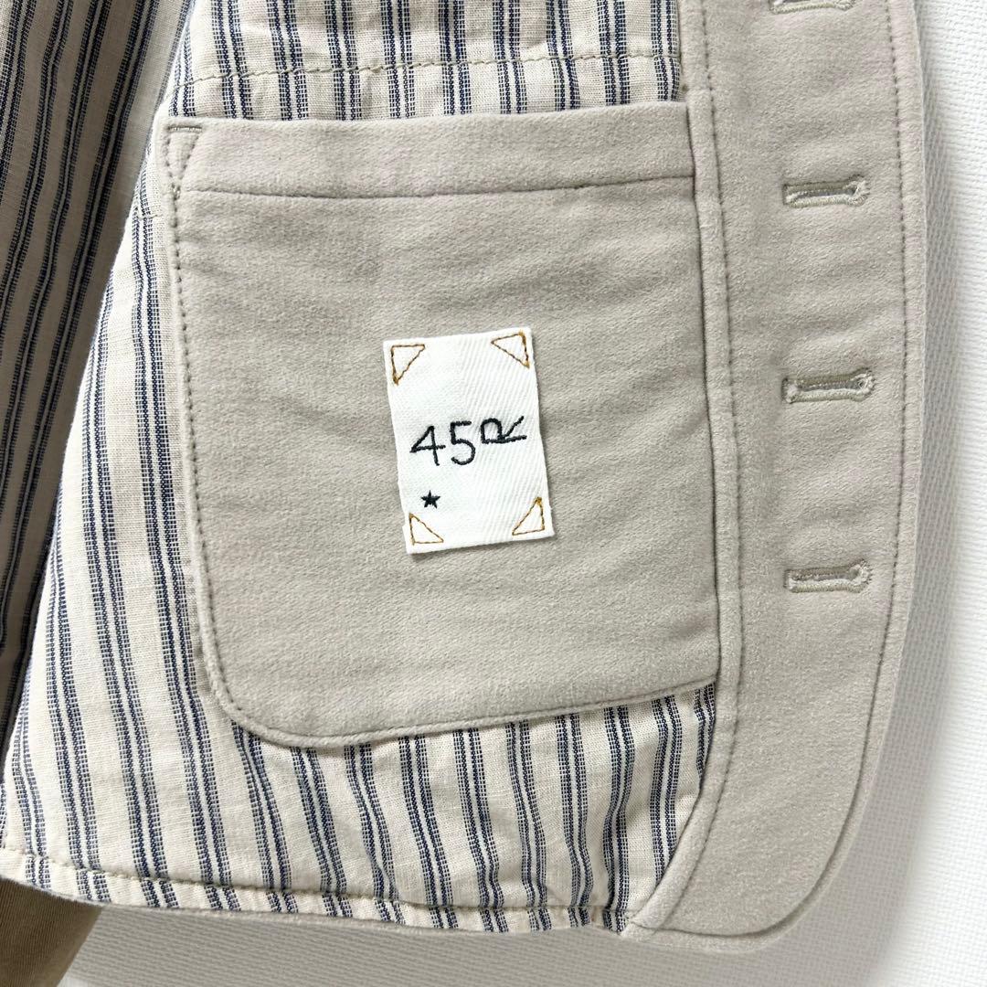 美品✨45R コットンフランネルの908スタンドベスト