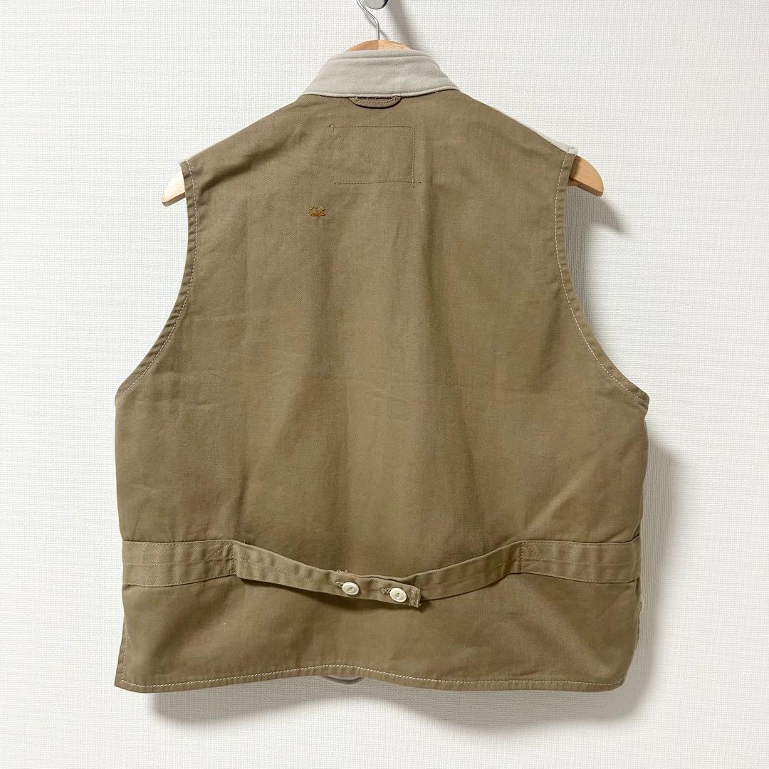 美品✨45R コットンフランネルの908スタンドベスト