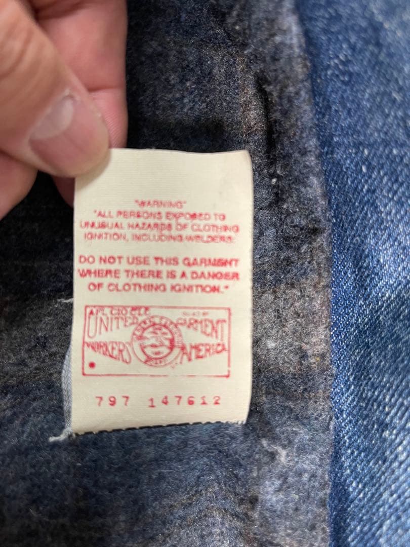 Carhartt カーハート デニムジャケット ブランケットライナー USA製