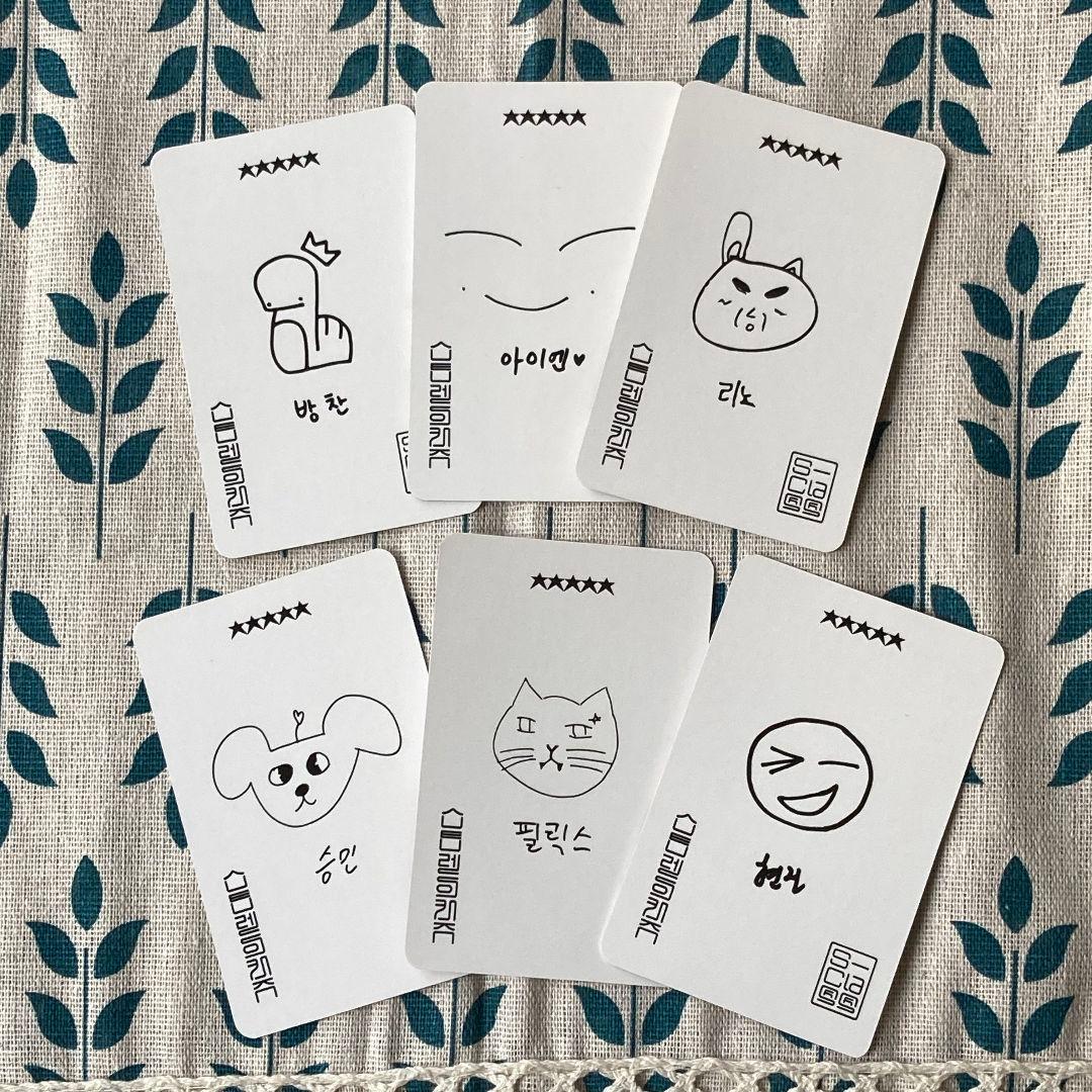 StrayKidsラキドロ 花束5star 4.0 6枚トレカ