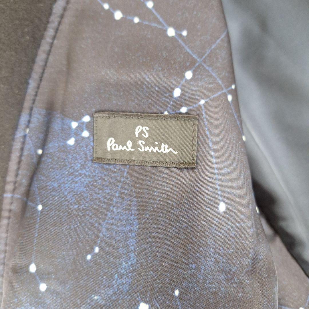 ポールスミス　ピーコート　ウール　ダブル　ブラック　黒　夜空　XL