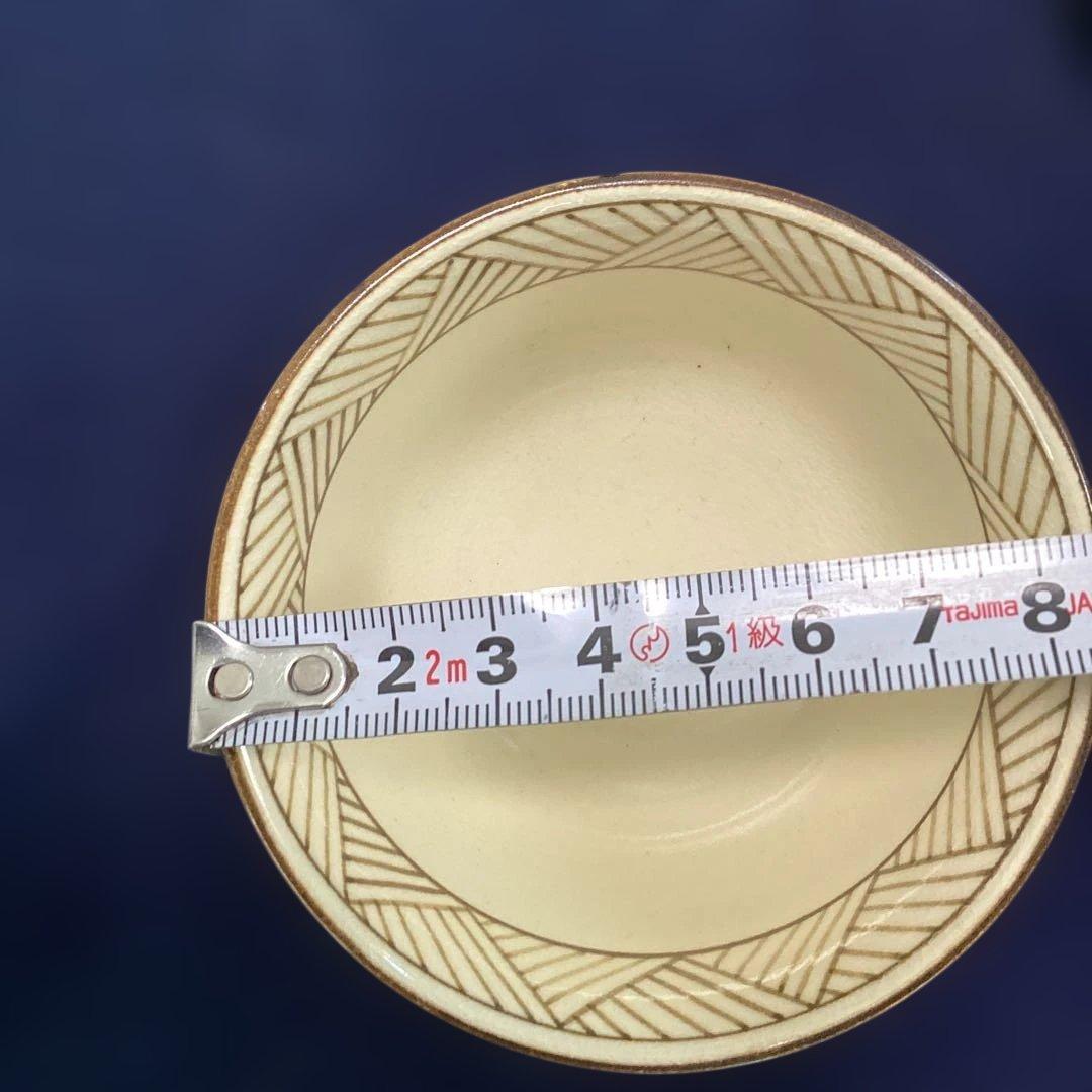 京焼梅絵小蓋物7客　　新品未使用　　嘉豊作