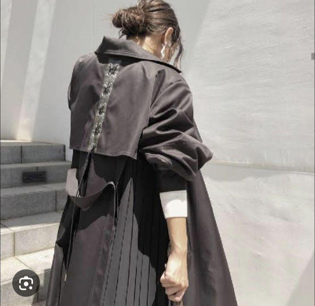Ameri　BALLOON SLEEVE PLEATS TRENCH