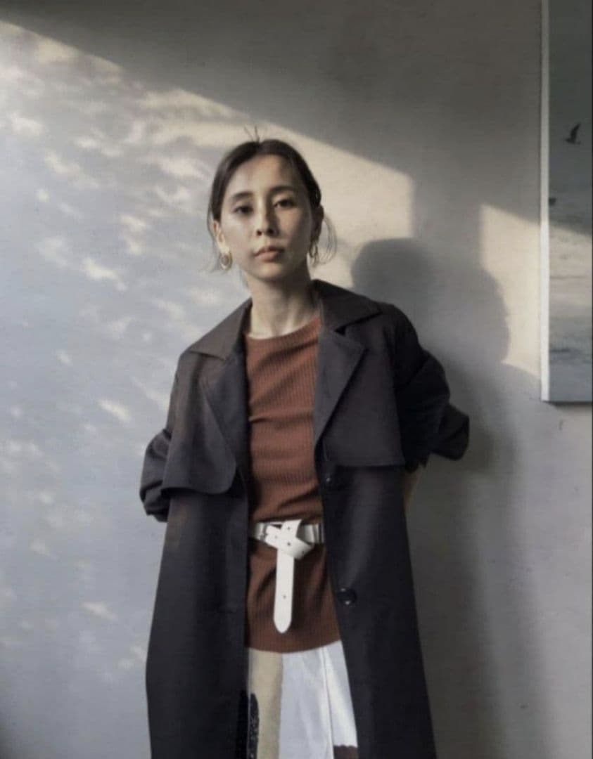 Ameri　BALLOON SLEEVE PLEATS TRENCH