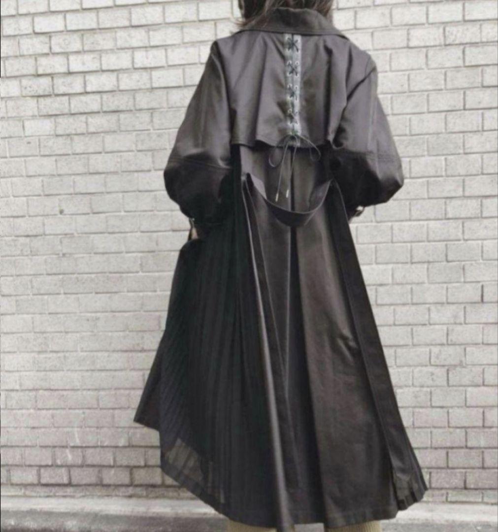 Ameri　BALLOON SLEEVE PLEATS TRENCH