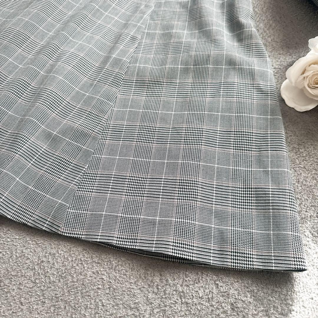 over E オーバーイー グレンチェックワンピース 96サイズ　グラマー