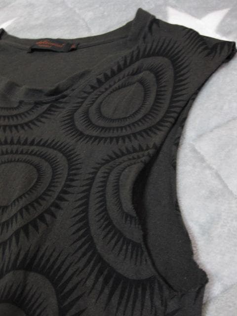 UNDERCOVERアンダーカバーSCAB期★GIZ柄ノースリーブカットソー黒M