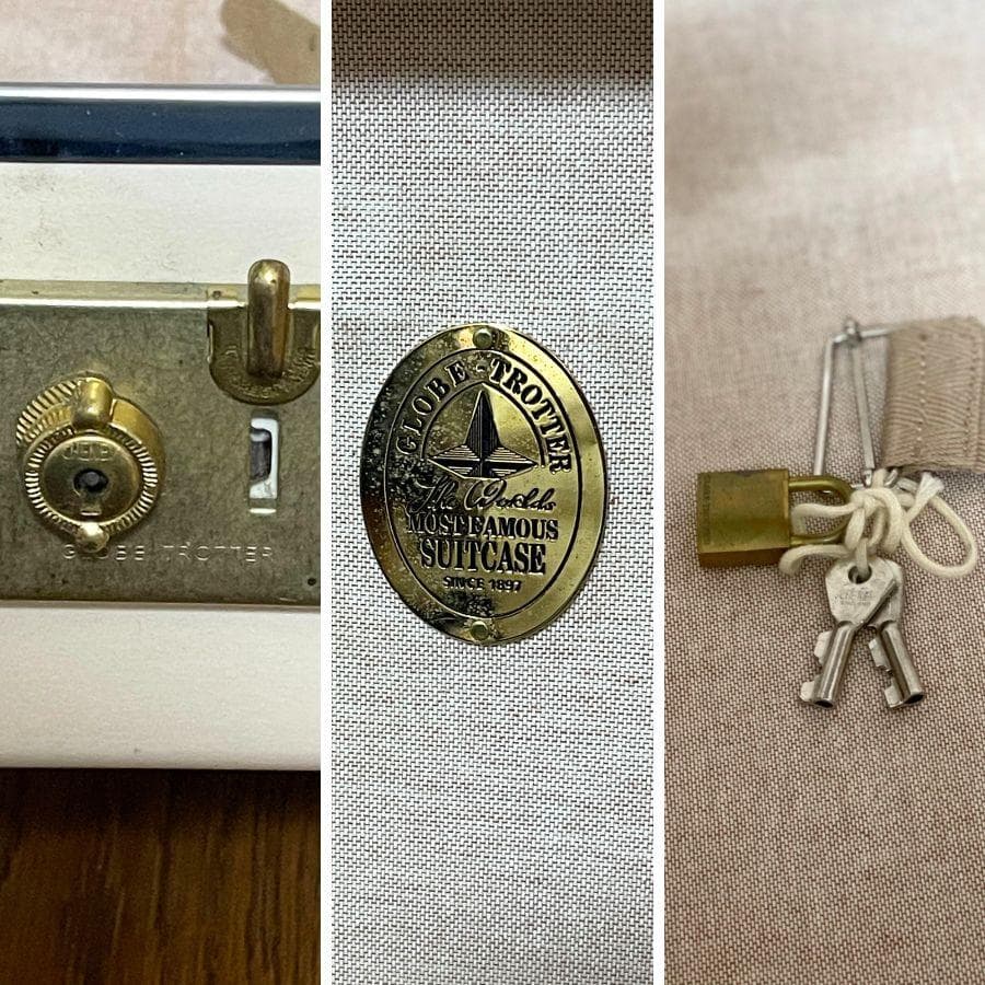 【✨グローブトロッター✨ サファリ】 キャリーオン 2輪 アイボリー