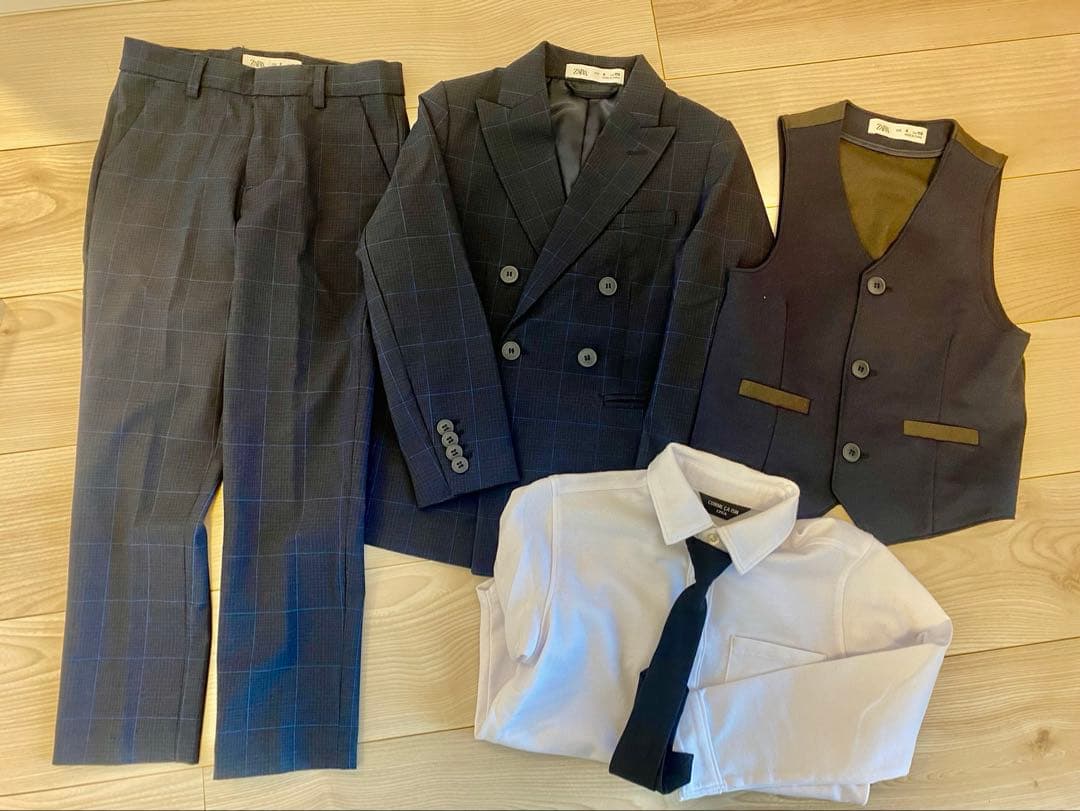 ZARA、コムサイズム116〜120cmフォーマル4点セット⭐︎美品⭐︎