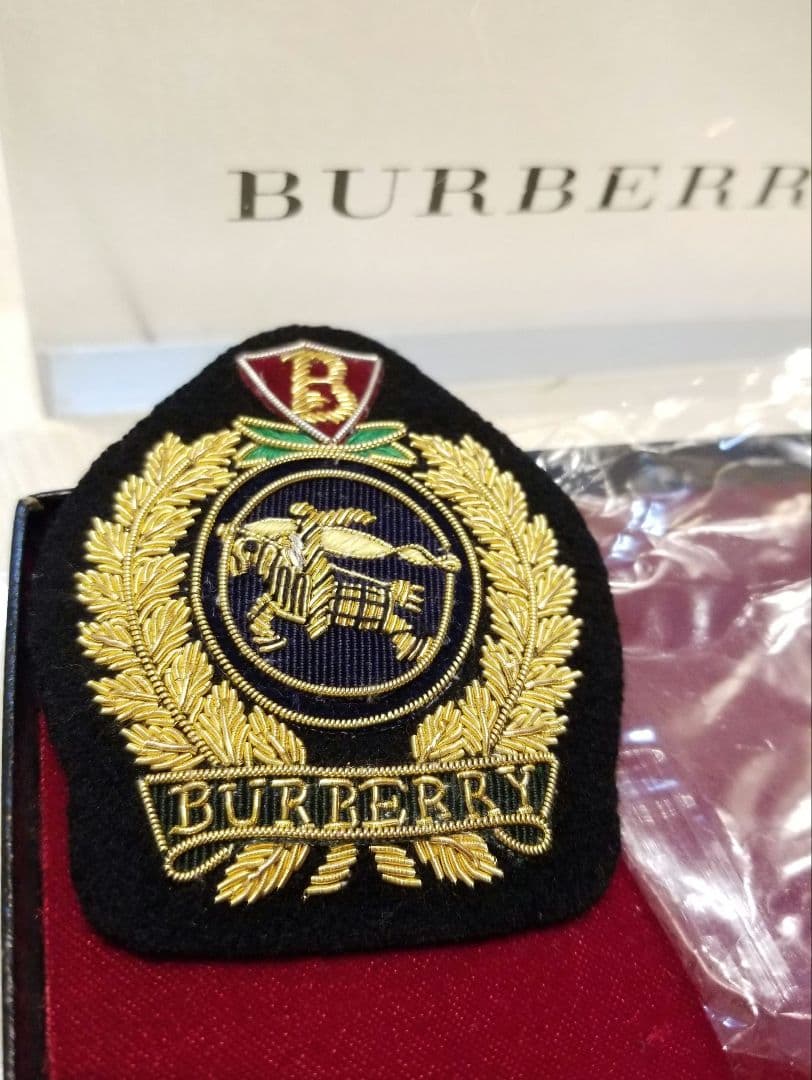 バーバリーエンブレム 新品未使用 美品 ホースマーク 刺繍150 160 大人S