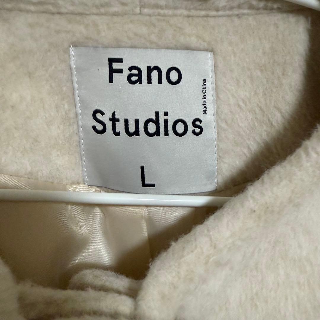 Fano Studiosリボンタイ ショートウールコート