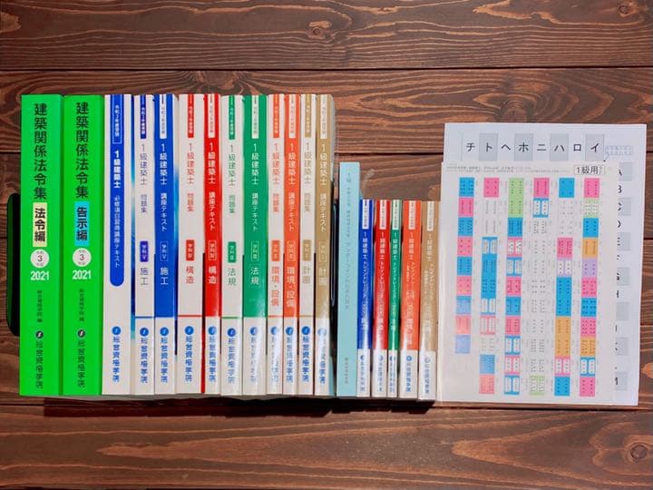2021年（令和3年度 ）1級建築士 総合資格テキスト一式