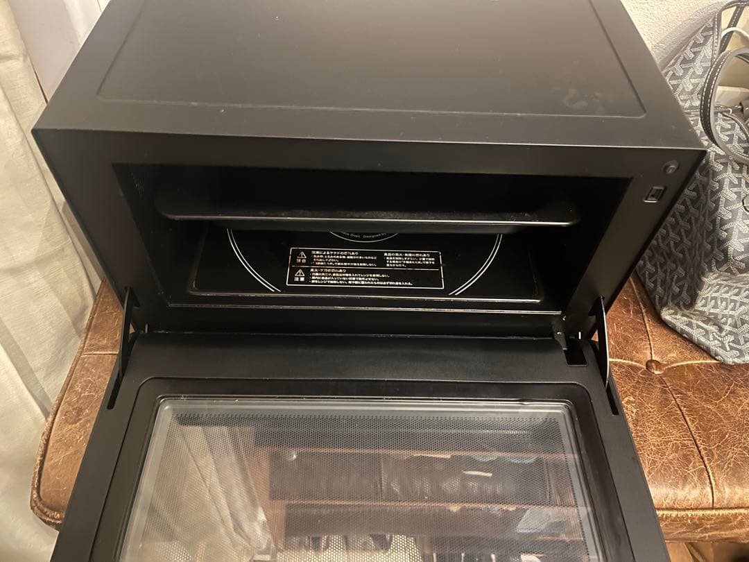 【値下げしました】BALMUDA オーブンレンジ ブラック2018年製