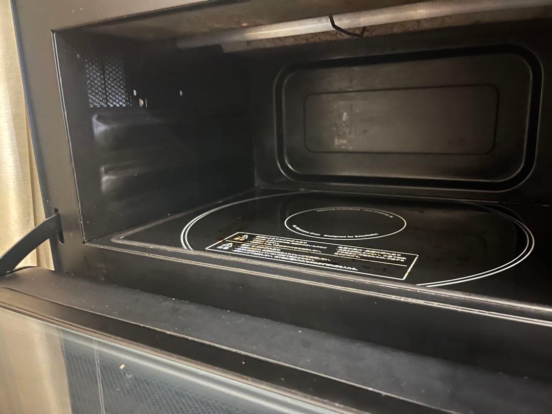 【値下げしました】BALMUDA オーブンレンジ ブラック2018年製