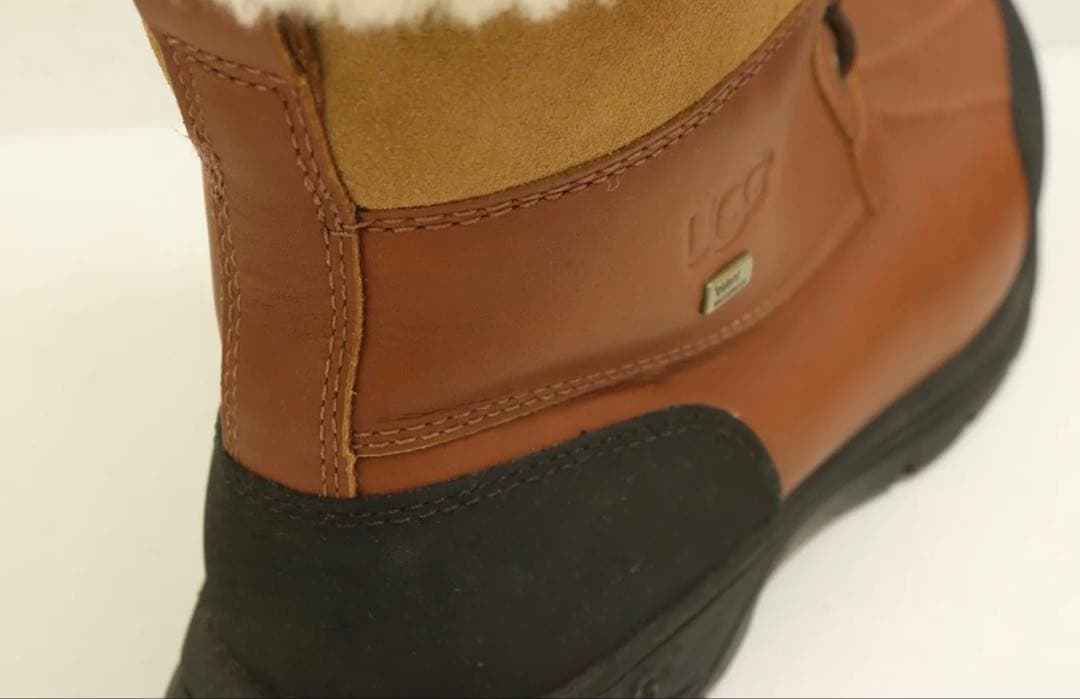 UGG スノーブーツ 29 UGG BUTTE BOOTS ブラウン×ブラック
