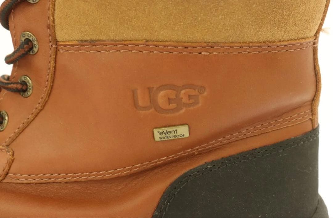 UGG スノーブーツ 29 UGG BUTTE BOOTS ブラウン×ブラック