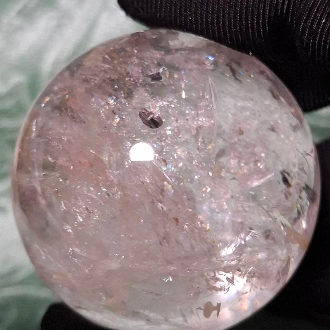 ご注文品です！希少激安！！ピンクファイヤークォーツスフィア お纏め