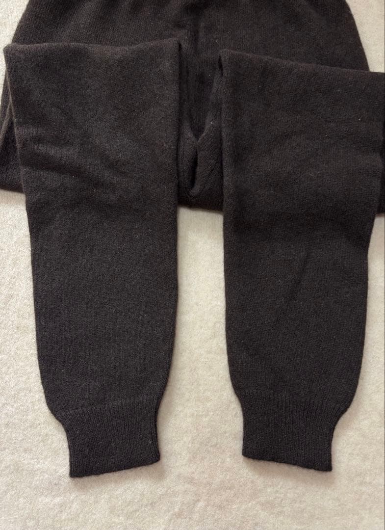 訳あり！ヤクウールレギンス ヤク100％ XXLサイズ モンゴル産 スパッツ