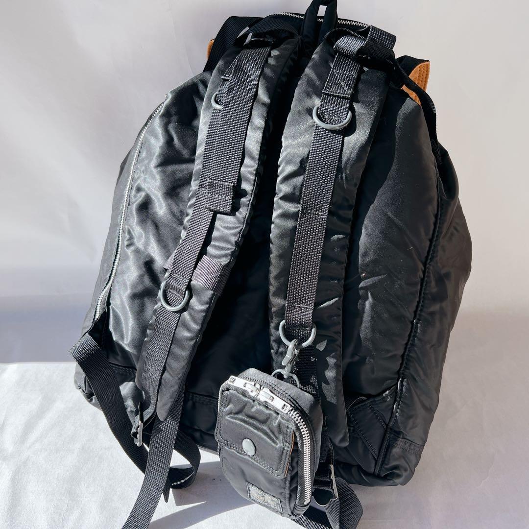 極美品✨ポーター タンカー　X L バックパック リュック　ブラック　ポーチ付き
