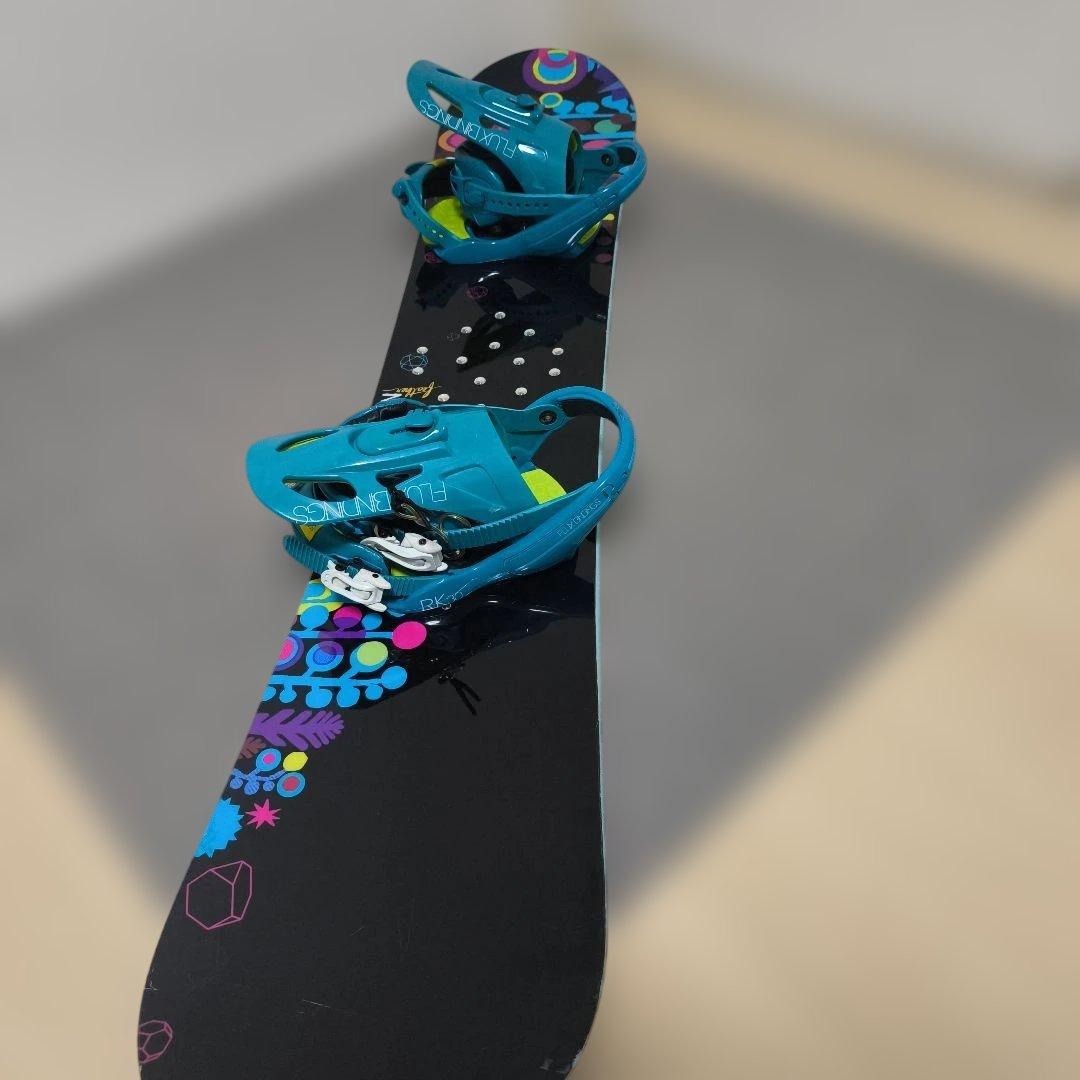 バートン スノーボード 140cm 23cFluxビンディングセット