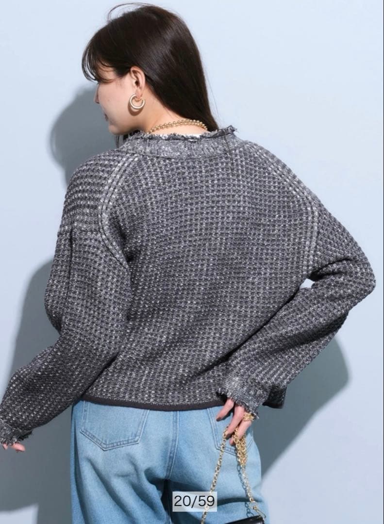 【新品】タグ付き　Mystrada ツイードラメガーデ