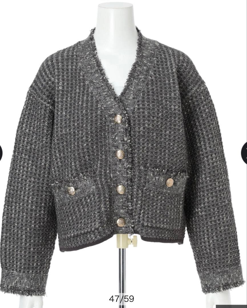 【新品】タグ付き　Mystrada ツイードラメガーデ