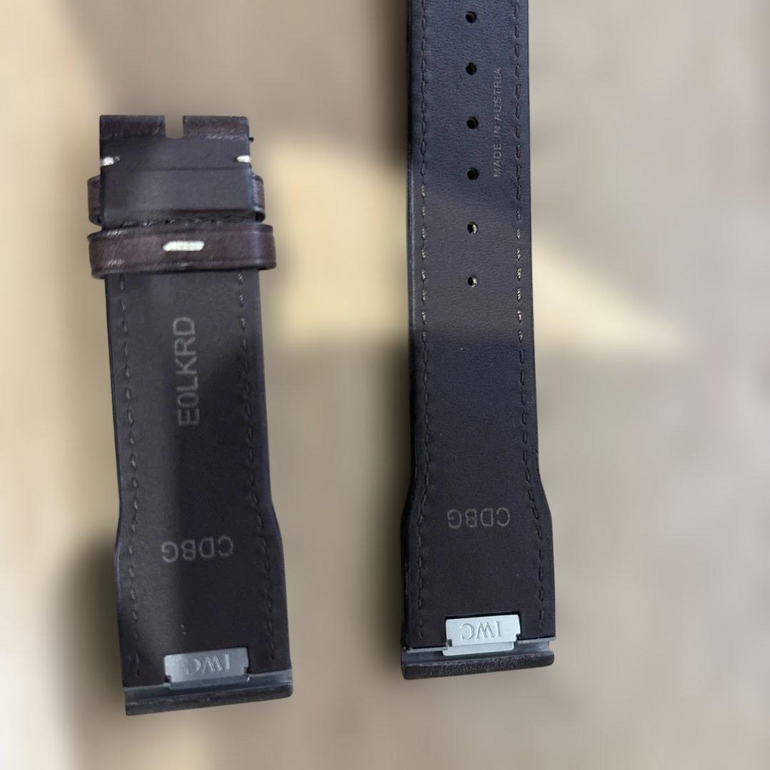 IWC純正カーフレザーベルト (EasX-Change)