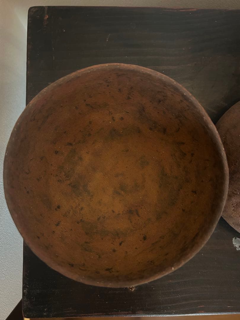 なっき　新品未使用　入手困難　人気陶芸作家　高田かえさん　茶土ドラ鉢　大