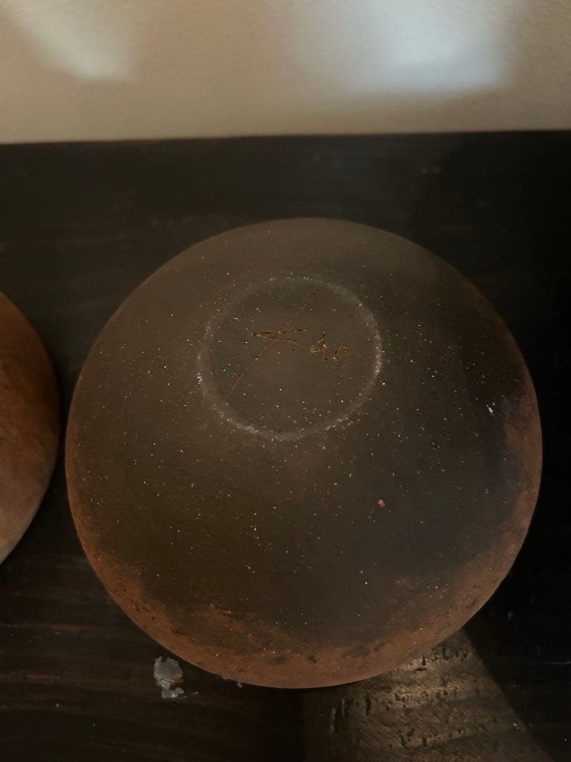 なっき　新品未使用　入手困難　人気陶芸作家　高田かえさん　茶土ドラ鉢　大