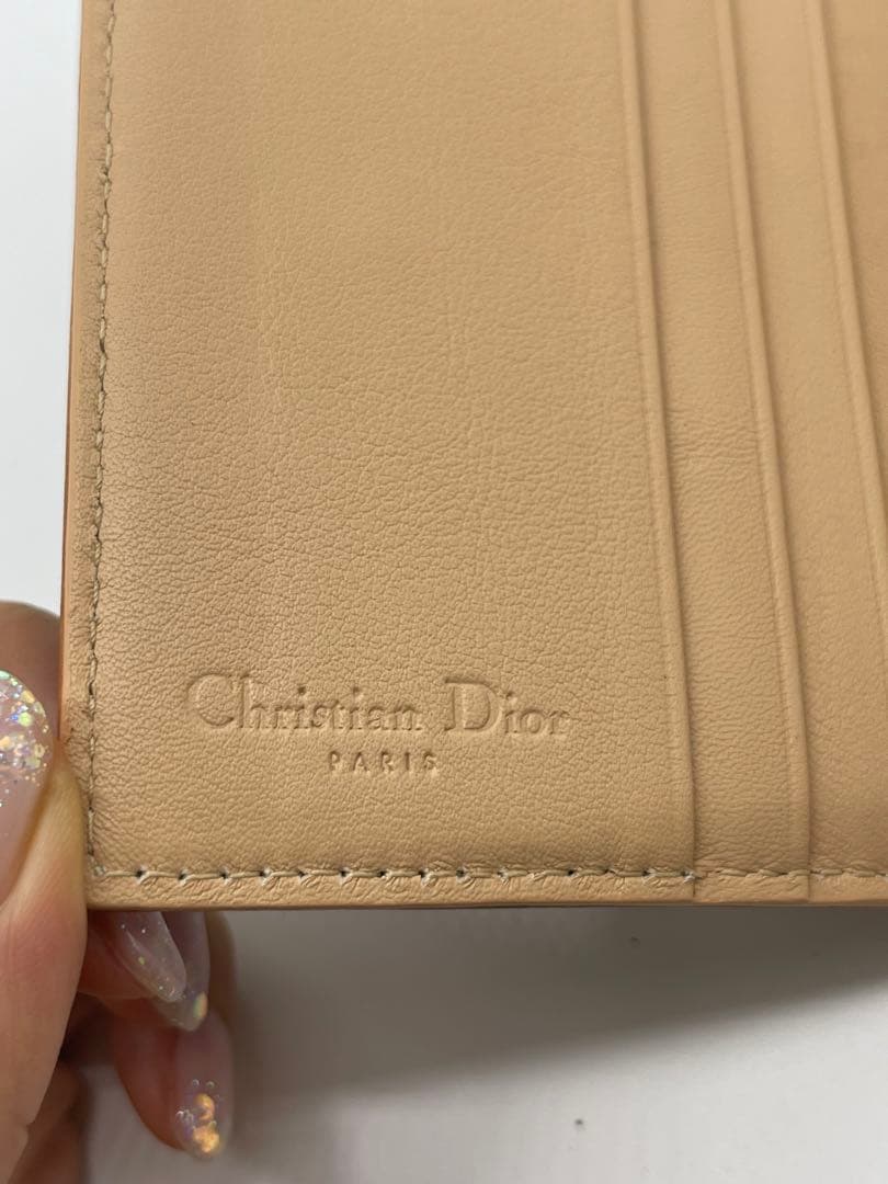 Dior 二つ折り財布 ブラウン ベージュ