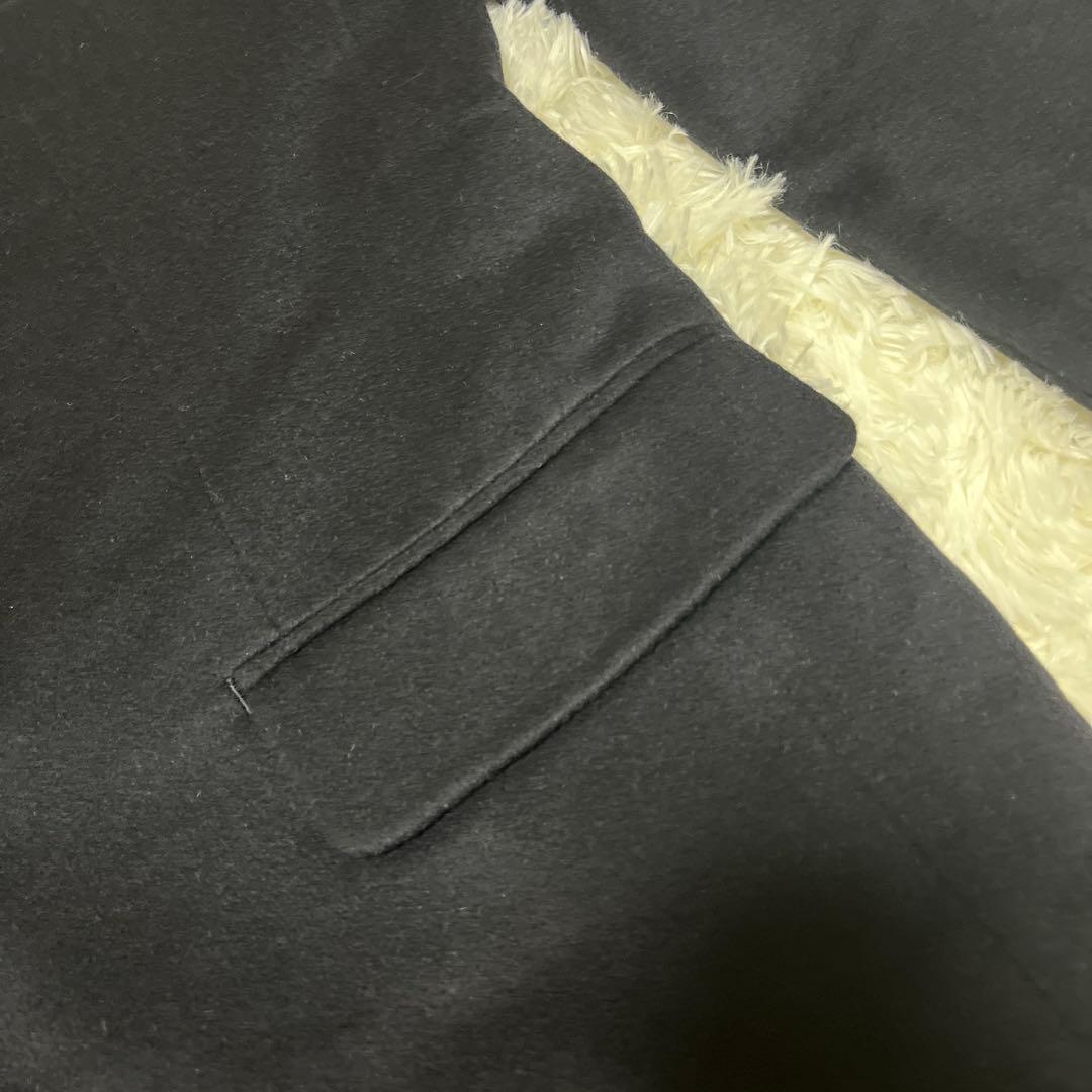 【極上】カシミヤ100% イタリア生地 テーラードジャケット ネイビー L〜XL