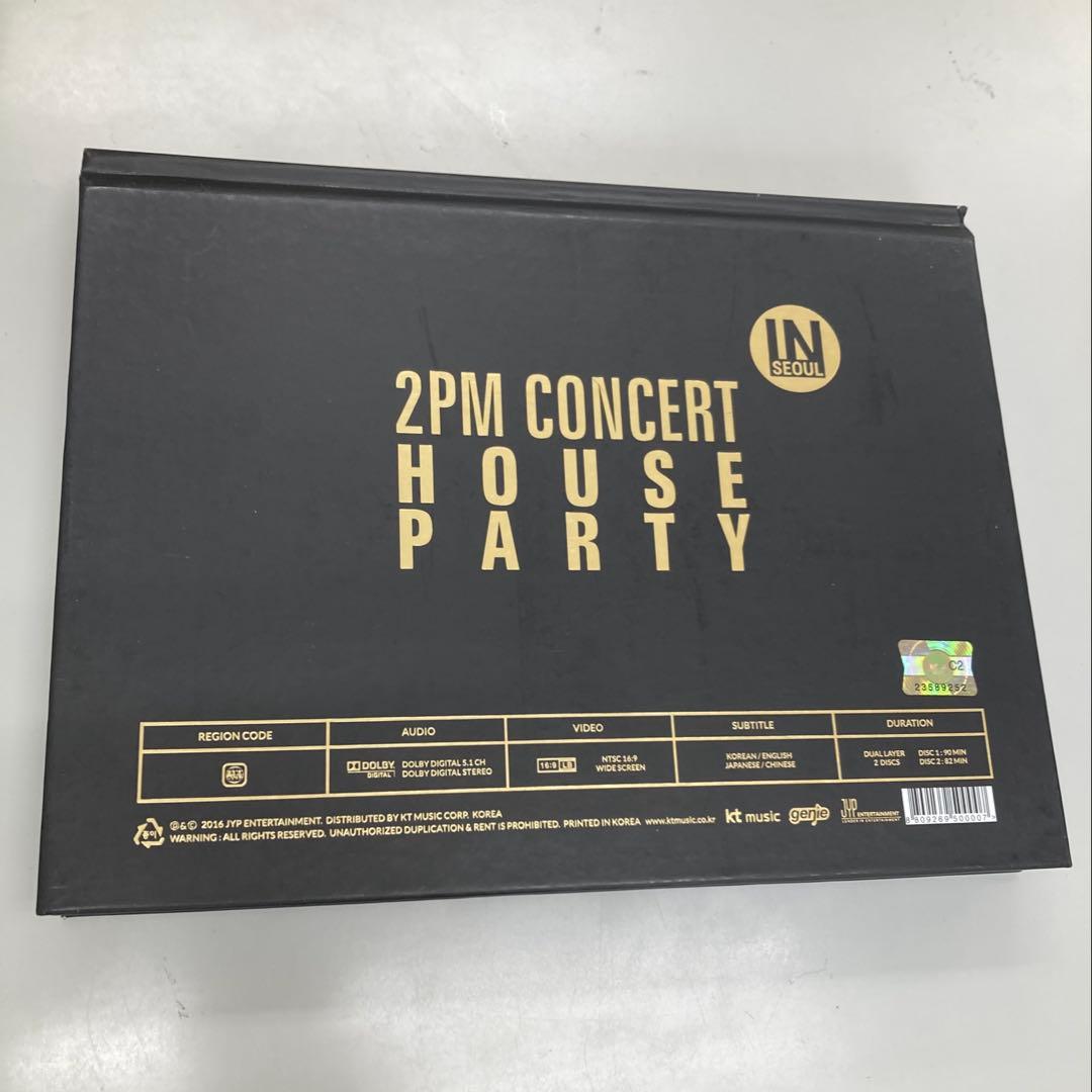ミュージック 2PM CONCERT HOUSE PARTY DVD